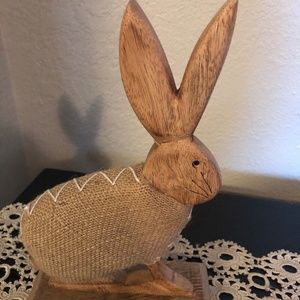 Mud Pie Burlap Bunny